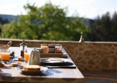 La Haute Maurelle - Maison d'hôtes et gîtes de charme en Ardèche - Petit déjeuner