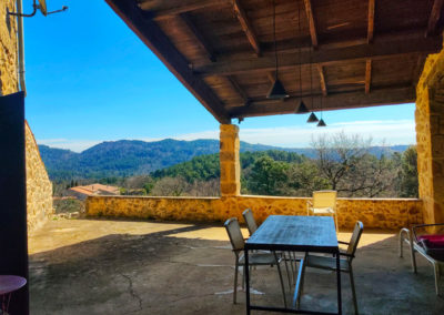 La Haute Maurelle⎥Maison d'hôtes et gîtes de charme - La terrasse couverte
